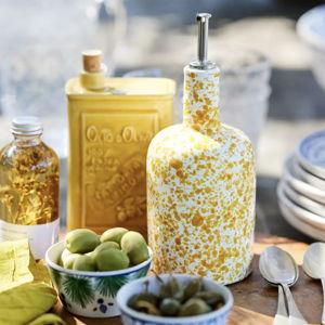 Vietri Amalfitana Splatter Olive Oil Bottle