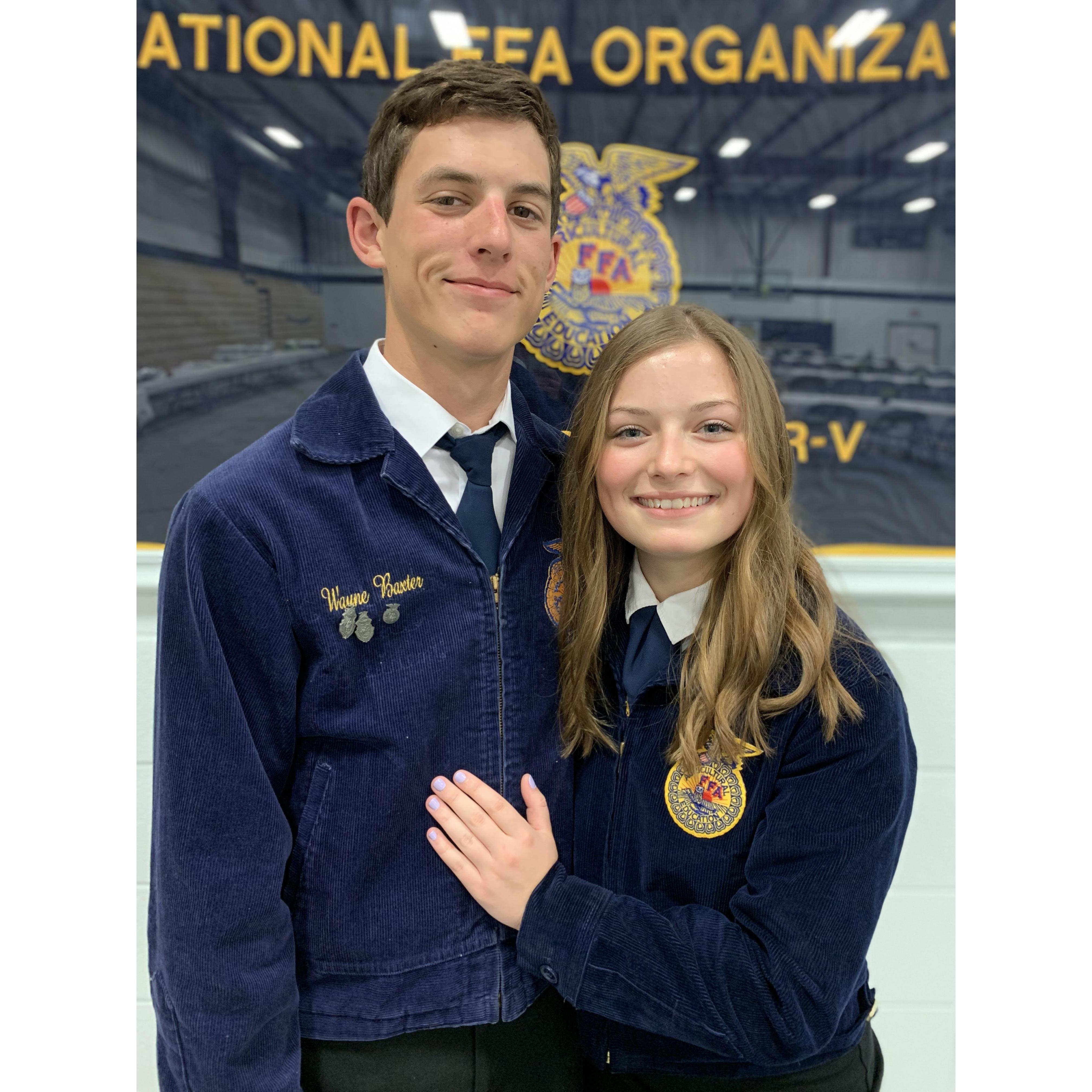 Our senior FFA Banquet!
