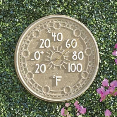 Ashland Outdoor Thermometer in White