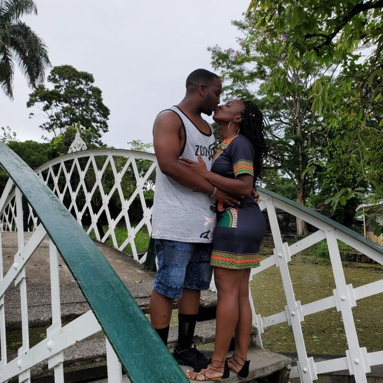 The famous kissing bridge in South America, Guyana.