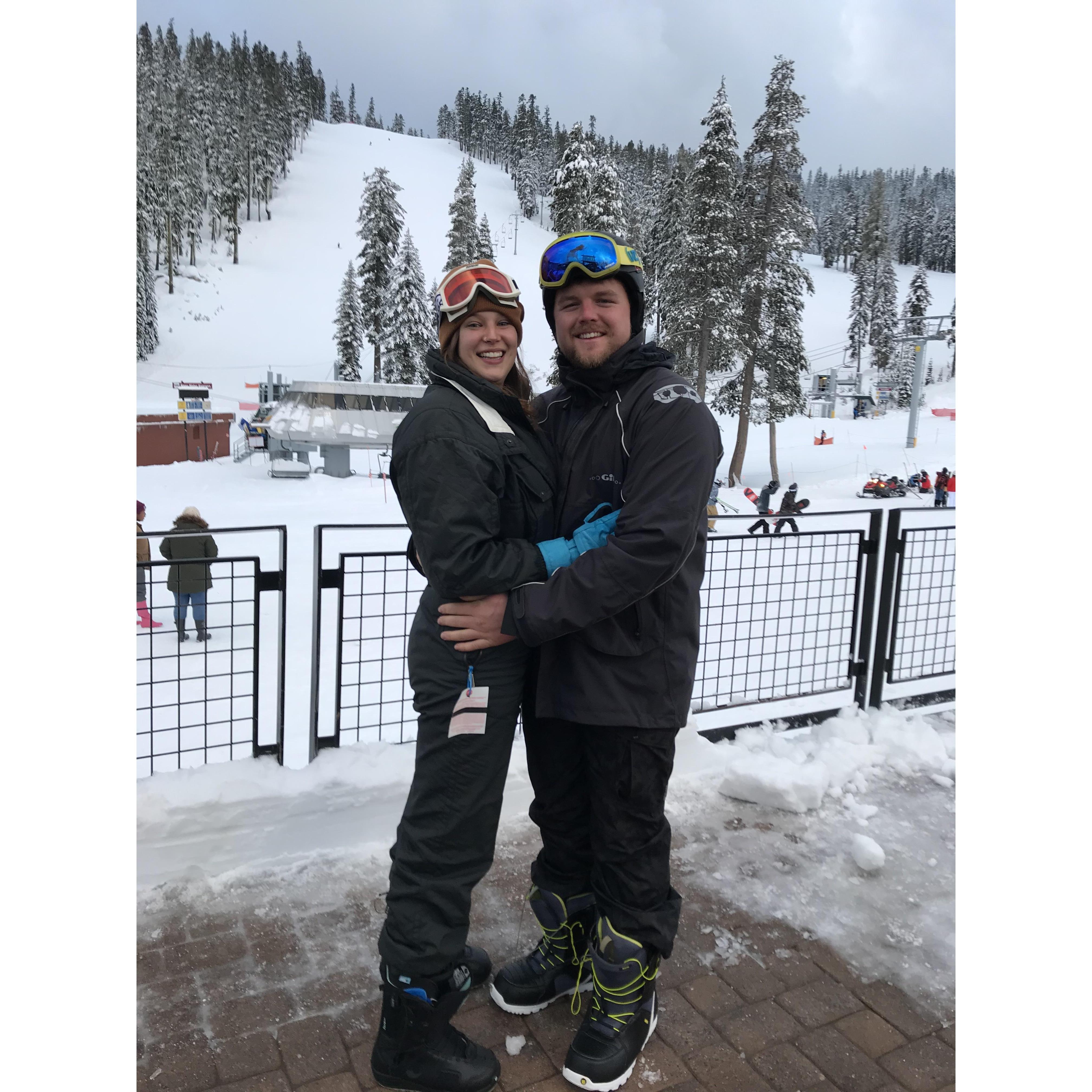 One of many snow days in South Lake Tahoe