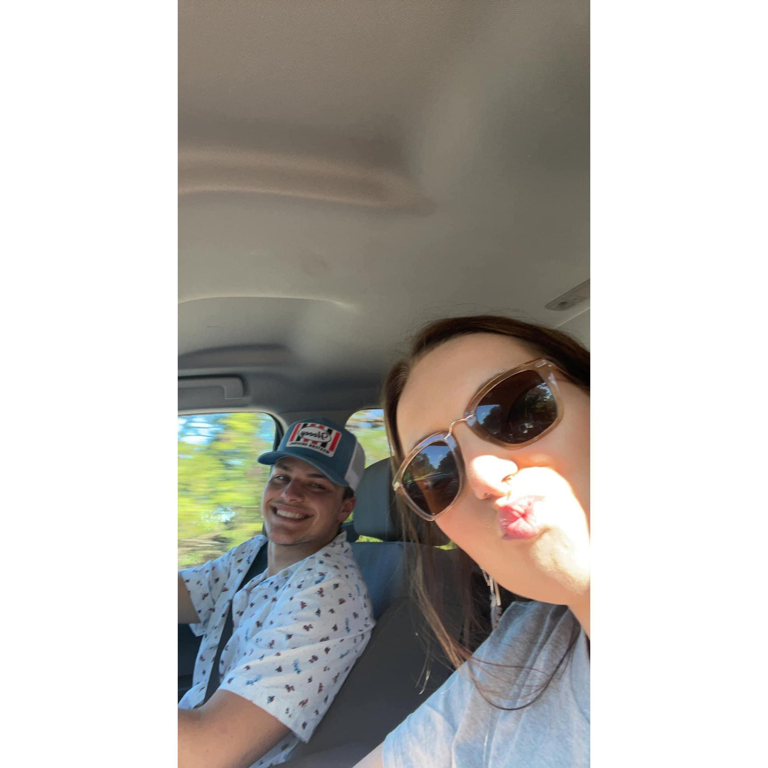 One of our very first selfies!
