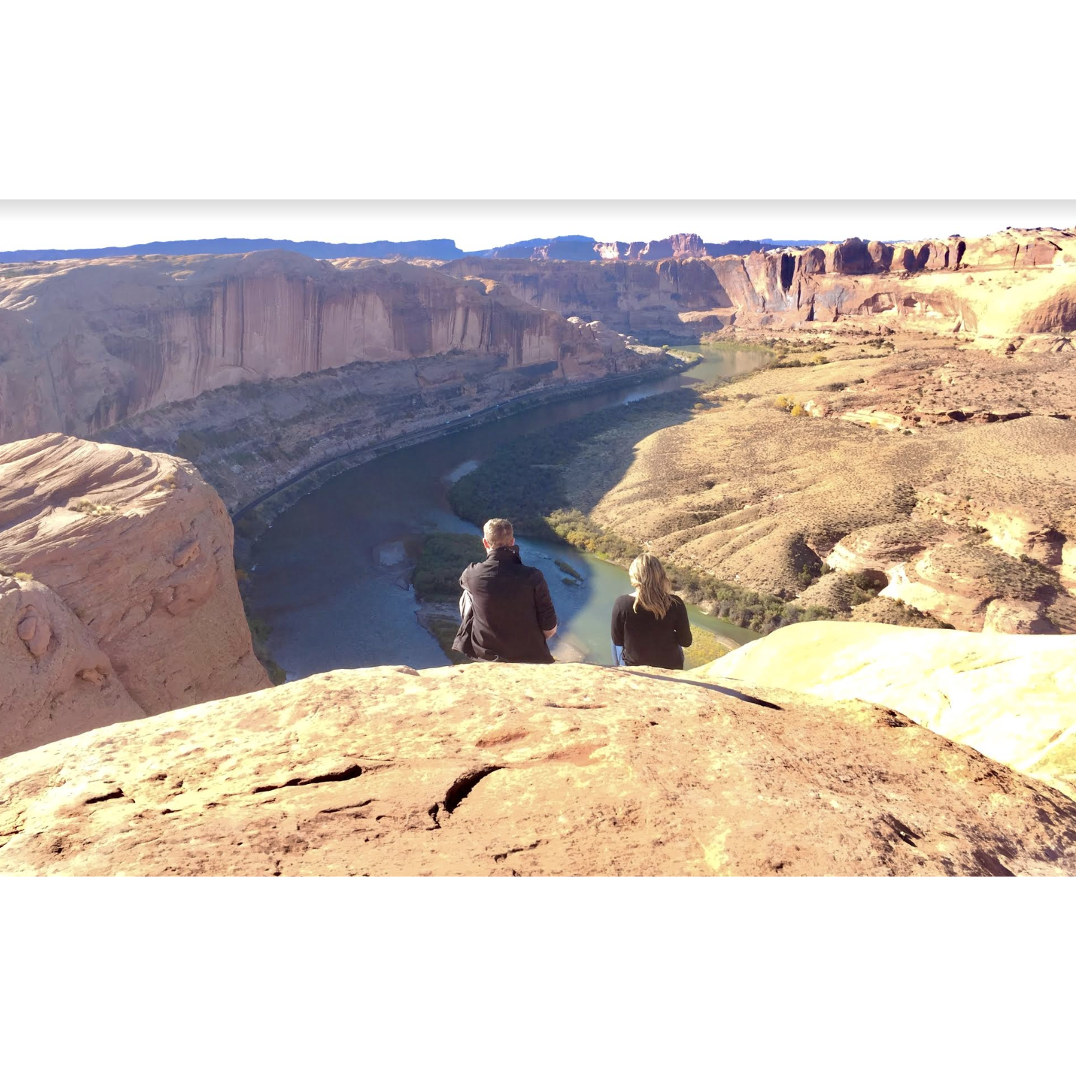 Enjoying the view on an amazing adventure in Moab, UT.