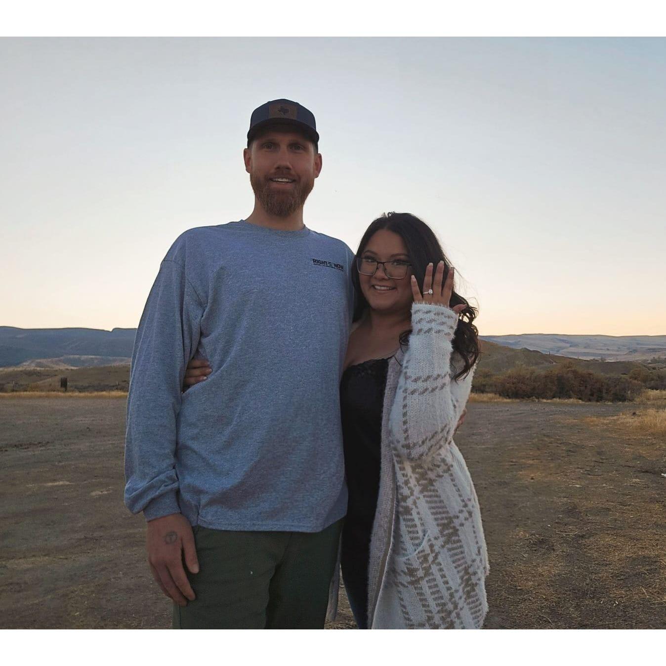 Proposed at "Jump Creek Falls" in Idaho!