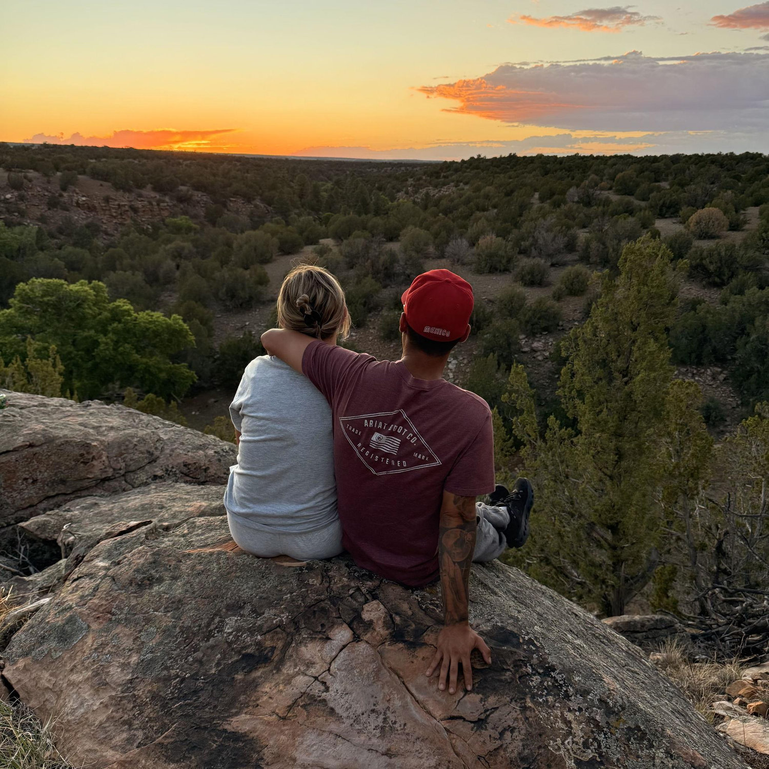 Watching the sunset