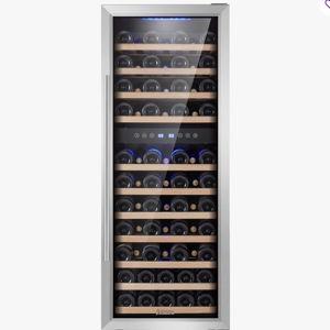 Kalamera Dual Zone 19.5'' Freestanding 73 Bottle Wine Refrigerator