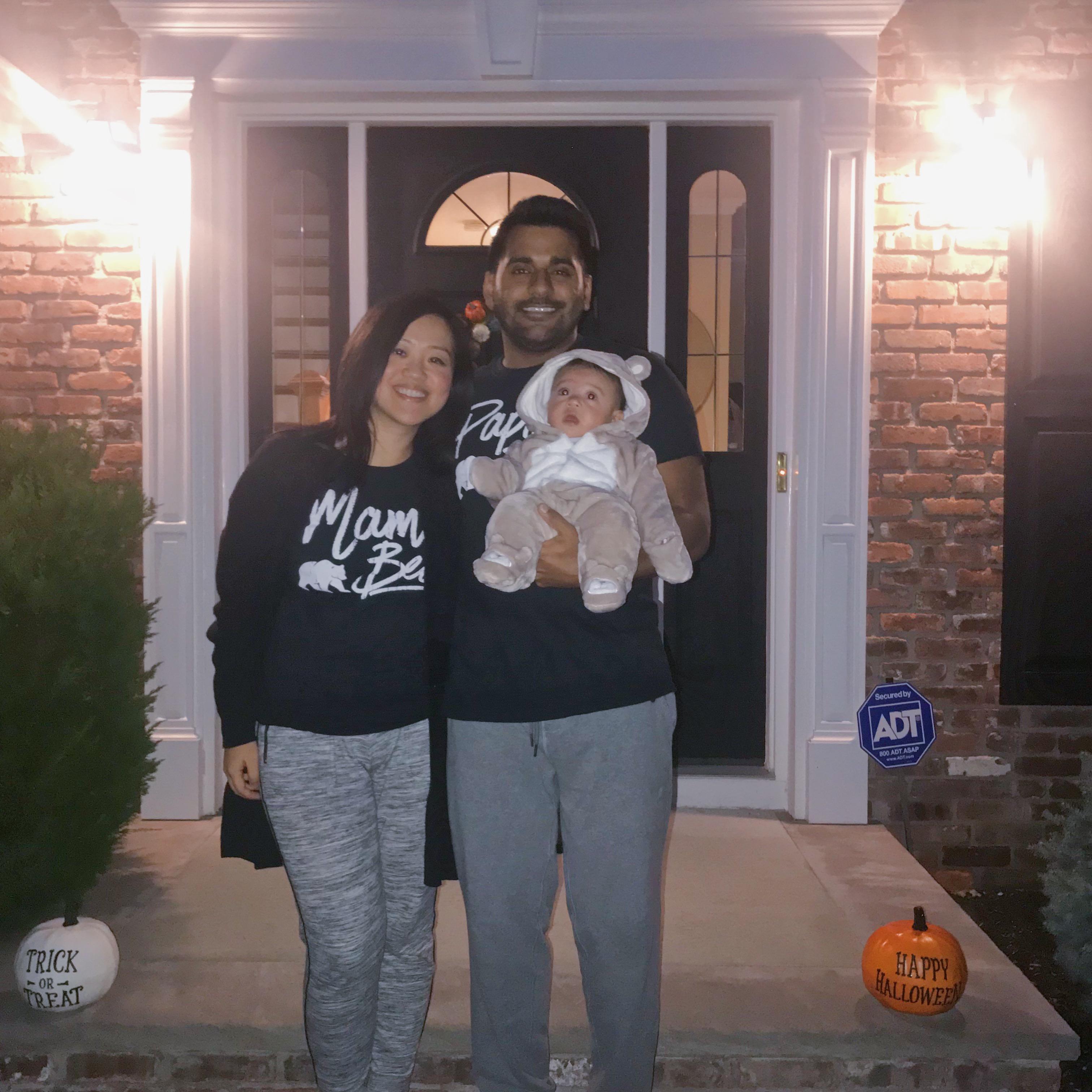 Our first Halloween with Kayla