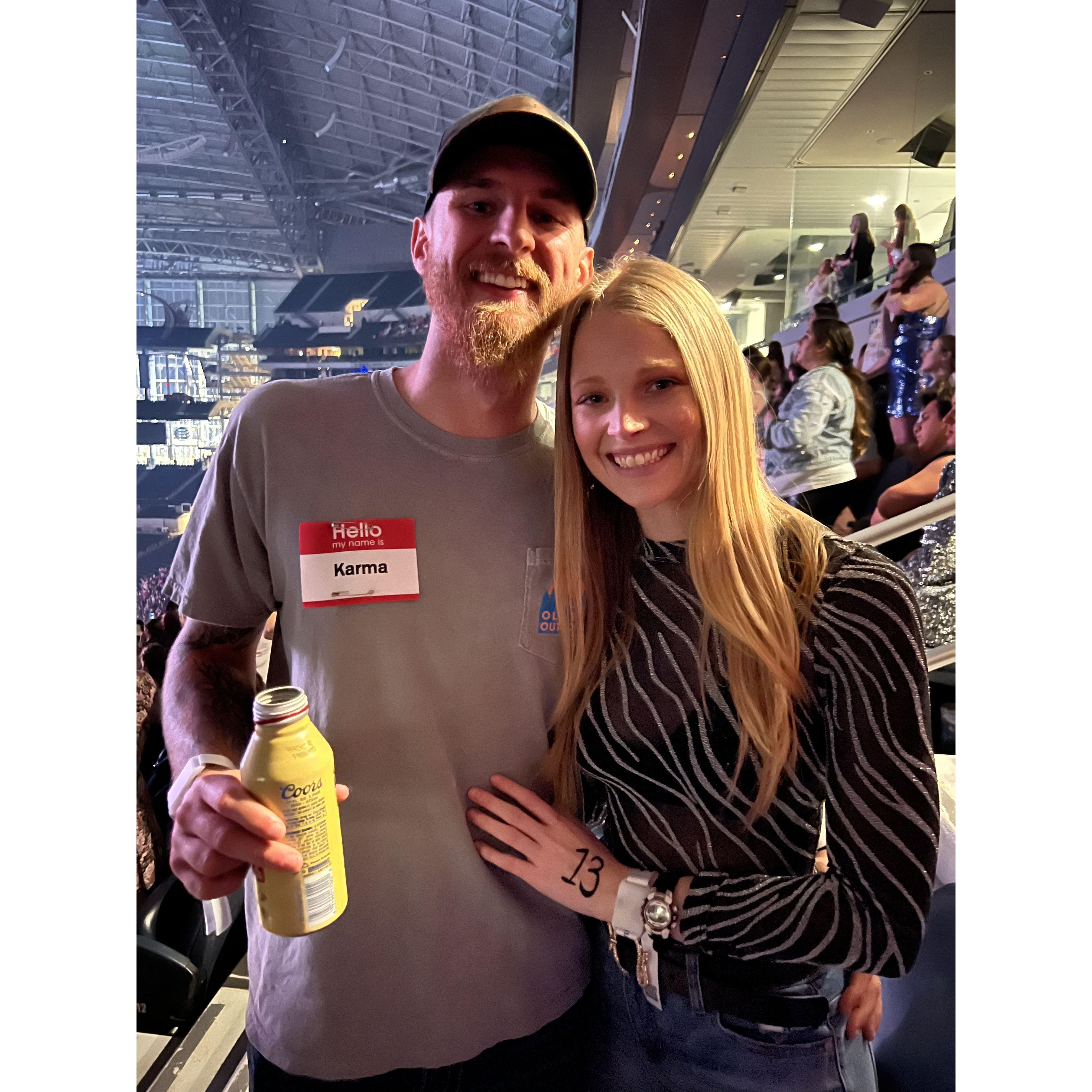 Taylor Swift concert.