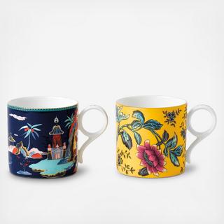 Wonderlust Assorted Mug, Set of 2