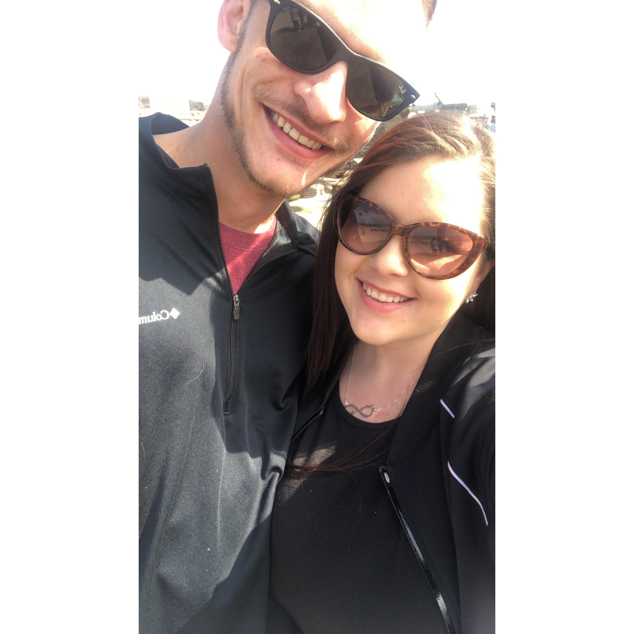 Our first weekend away together to St. Augustine.