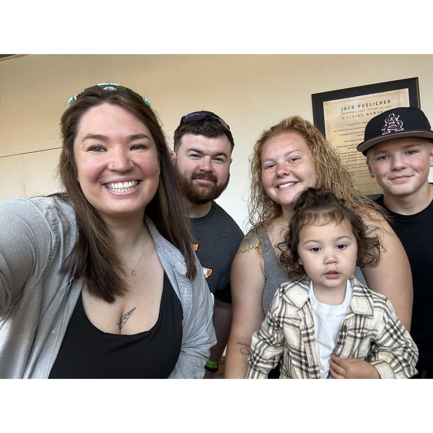 First trip to Wisconsin- hanging out with Liv's cousin and their Flower girl, Ava!
