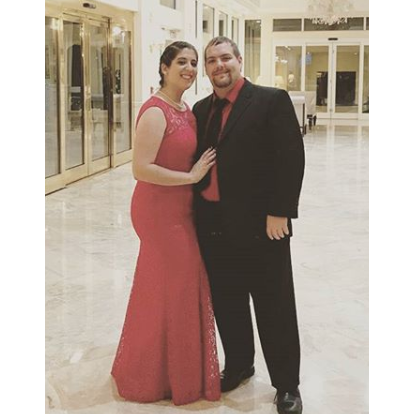 Looking all fancy at Javier and Madelyn's wedding.