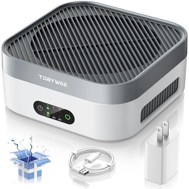 TDBYWAE Air Purifier for Home – True HEPA Filter for Pets, Smoke & Allergies | 600 Sq Ft Coverage | Ultra-Quiet & Portable for Bedroom/Travel