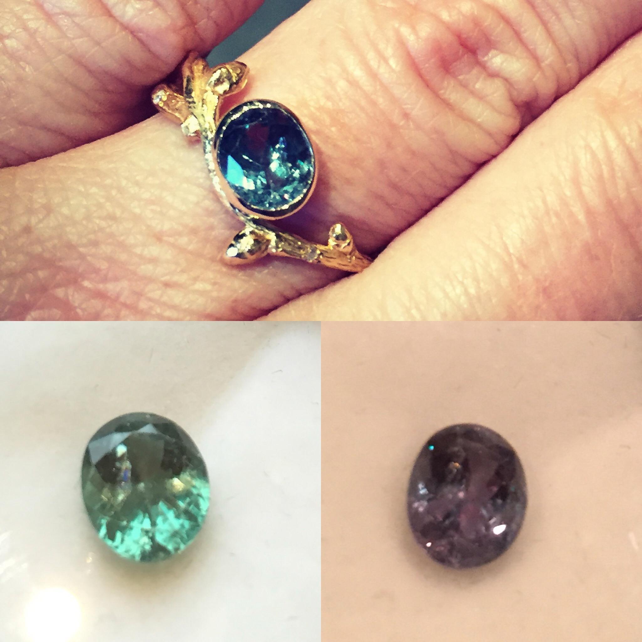 My color changing Engagement Ring!!