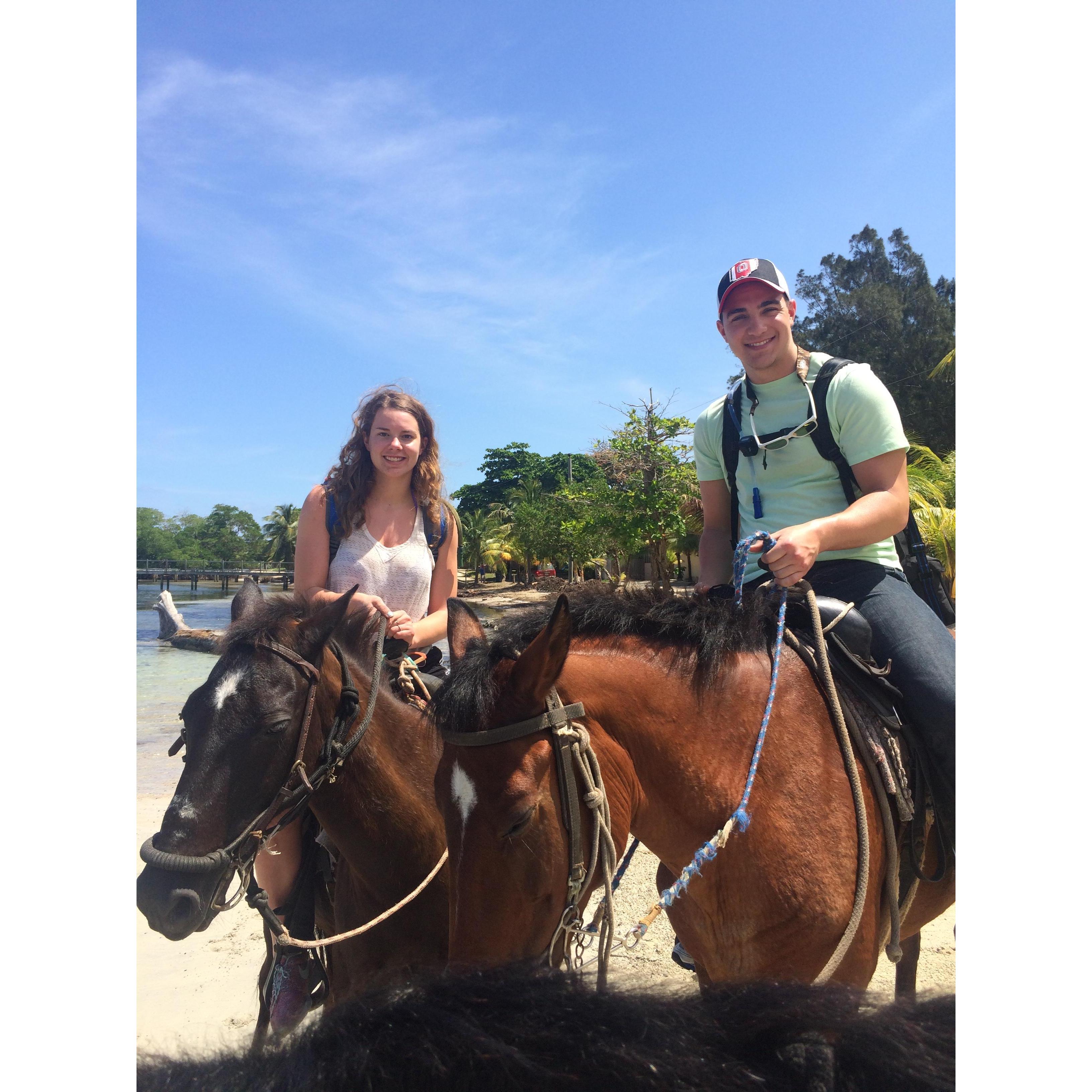 Horseback riding in Honduras