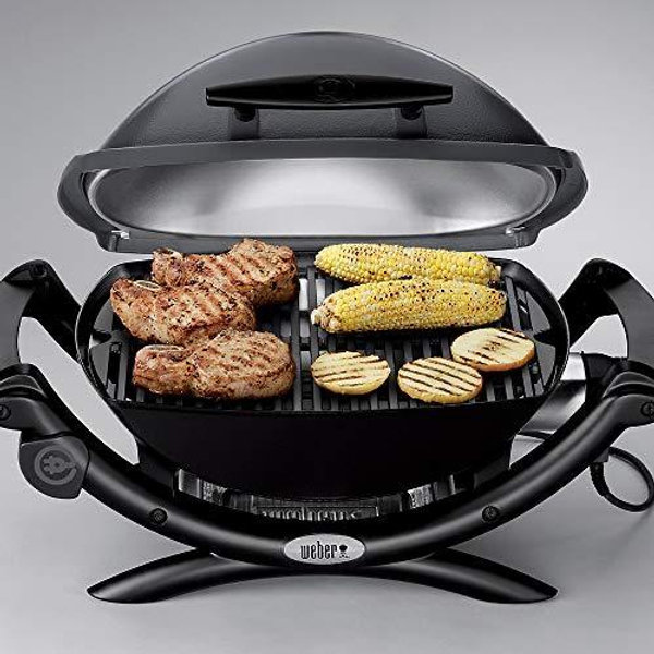 Weber Q 1400 1-Burner Portable Electric Grill in Gray 52020001