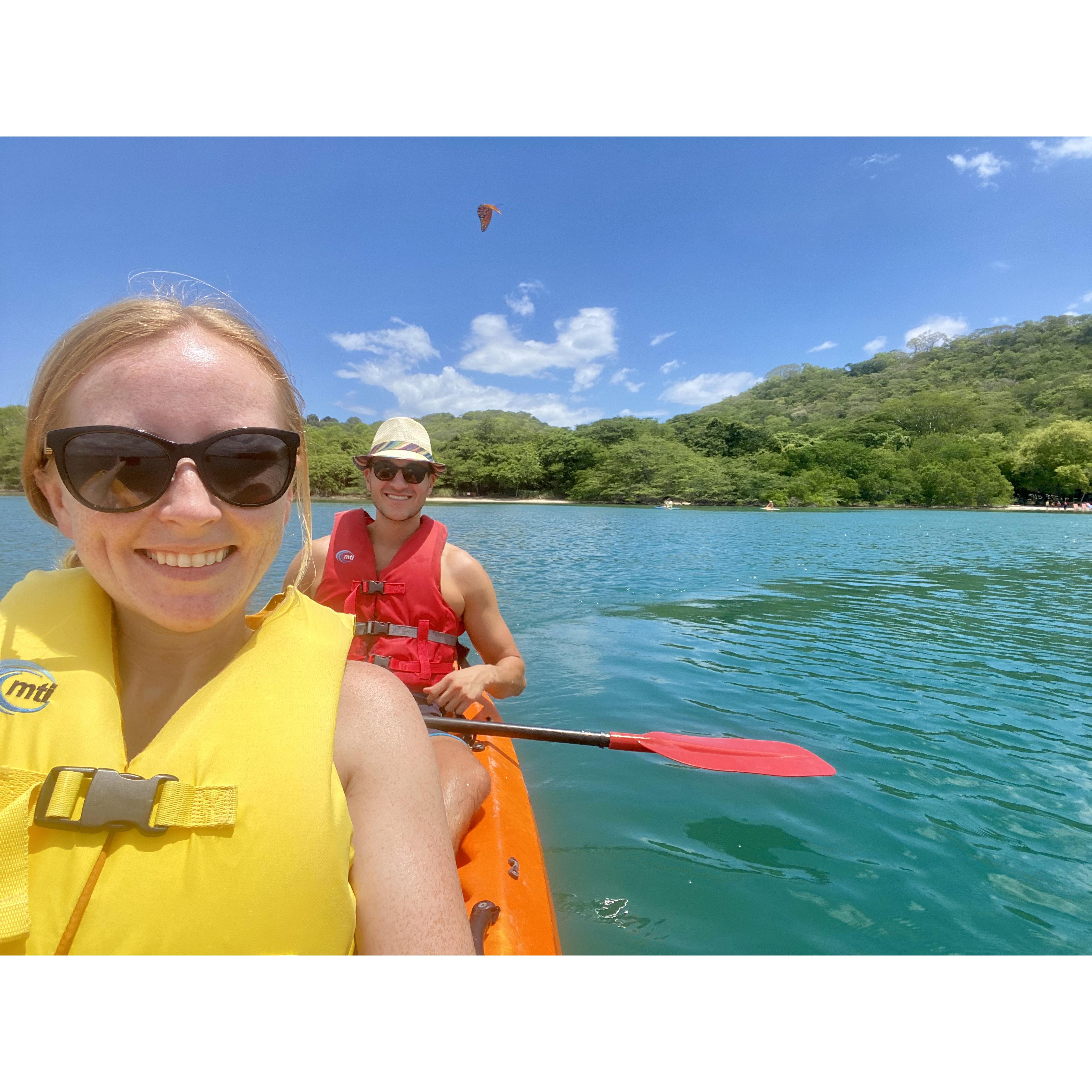 Kayaking in the Gulf of Papagayo