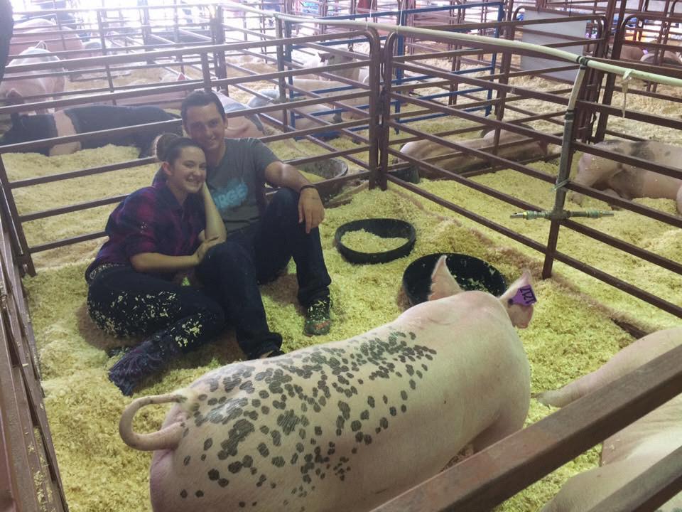 A guy at the state fair told us he wanted to take a picture of us so we’d never forget this moment! I promise kind sir that we’ll never forget it!