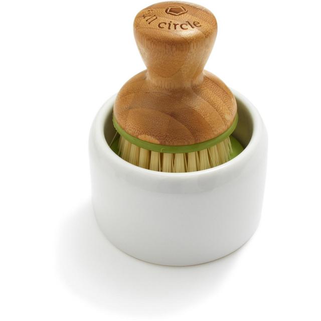 Full Circle Scrub Brush with Dish