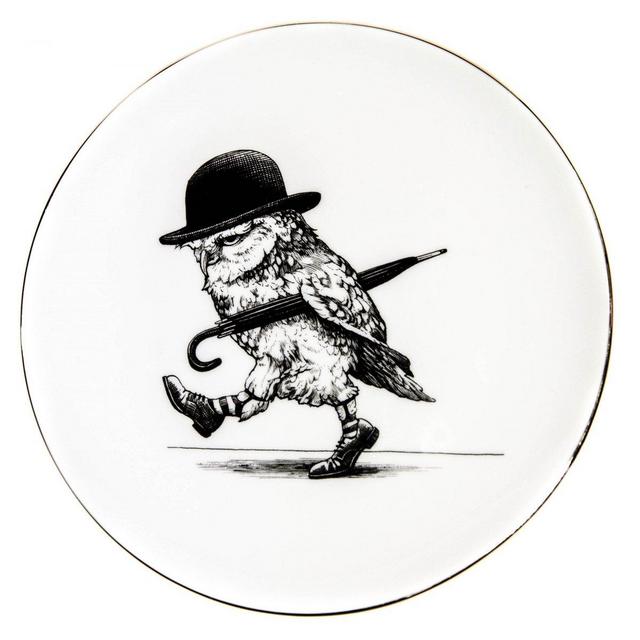 Oscar The Owl Canape Plate