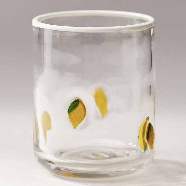 The Food & Drink Icon Juice Glass - Lemon, One Size