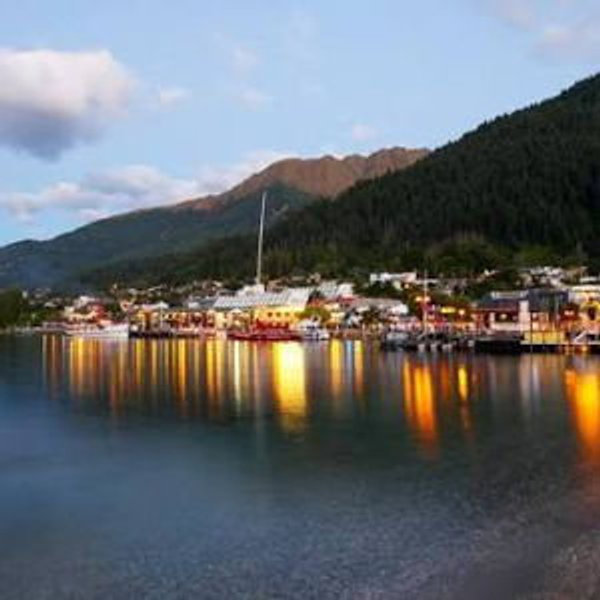 A night Overlooking Lake Wakatipu