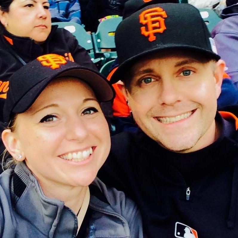 Our first Giants game!