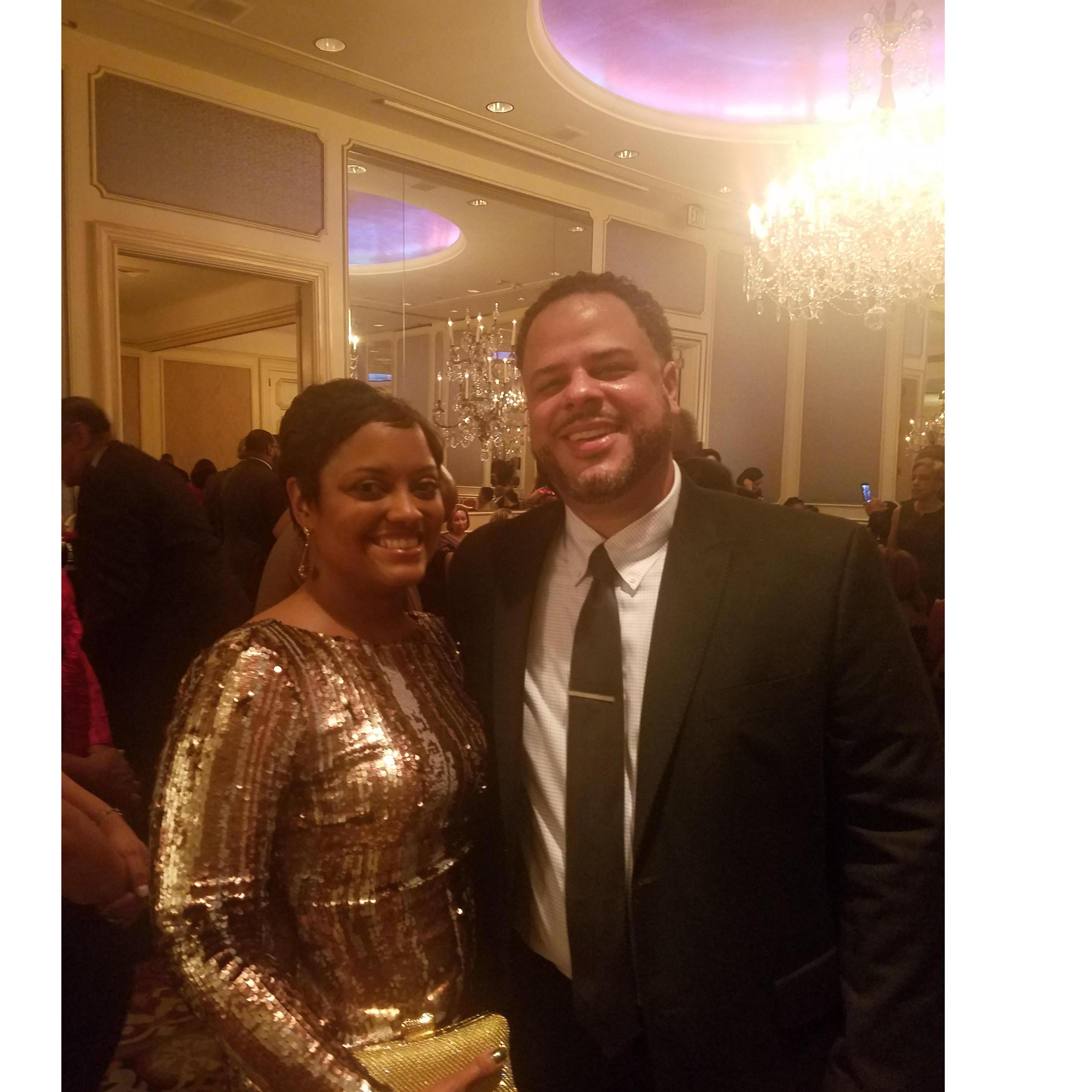 Grant and Kiana at the 2019 Townsmen Dasant... Thanks Uncle Tony for the invite!