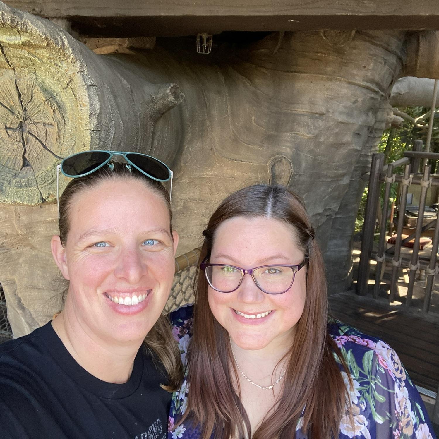 Our first trip to Disneyland together as well as it being our first trip with Jen's family.