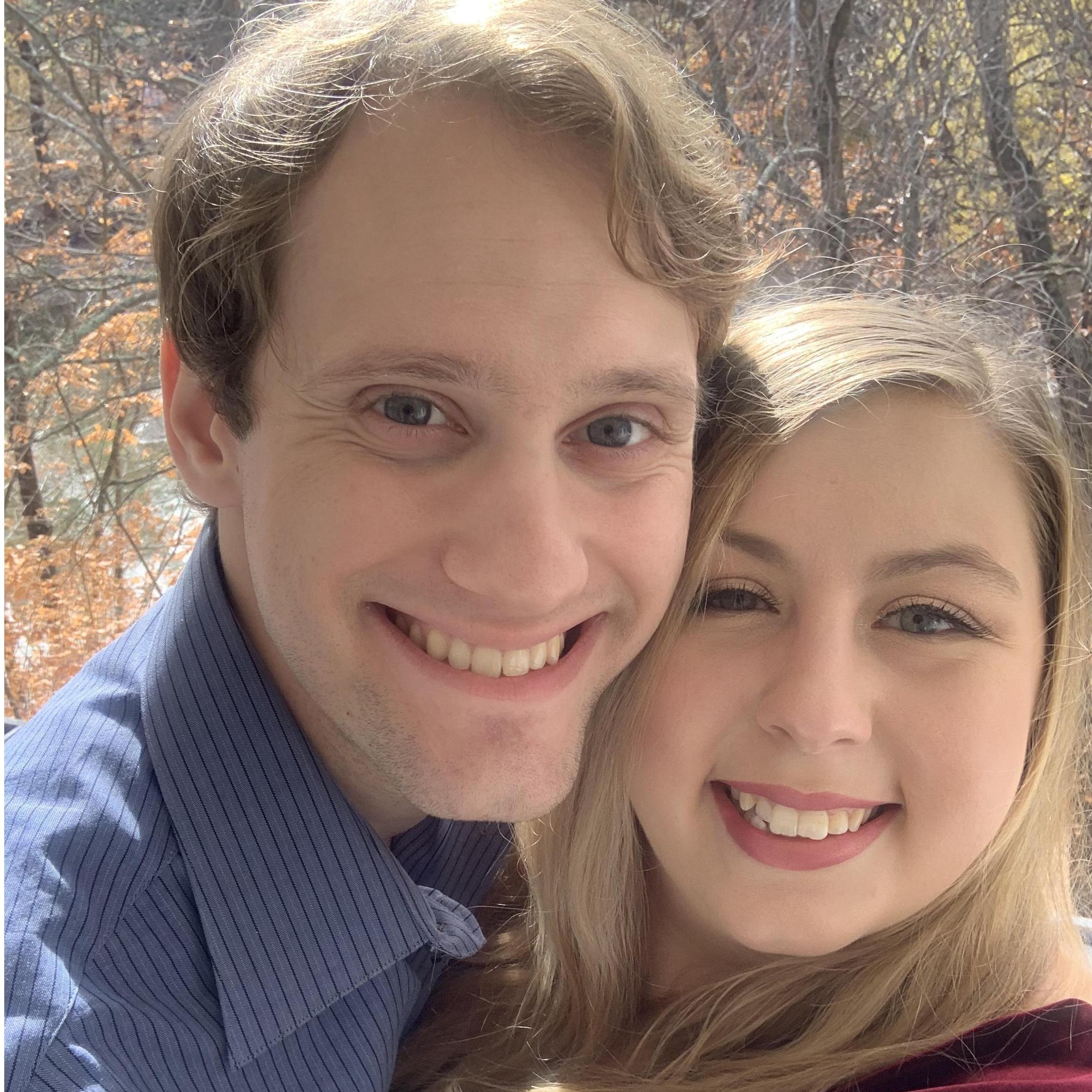 Taken on the couple's first vacation together - to the Poconos.