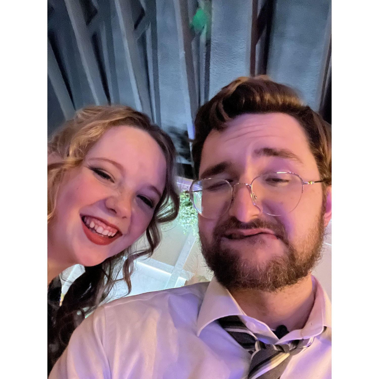 Having fun at Josie's wedding!