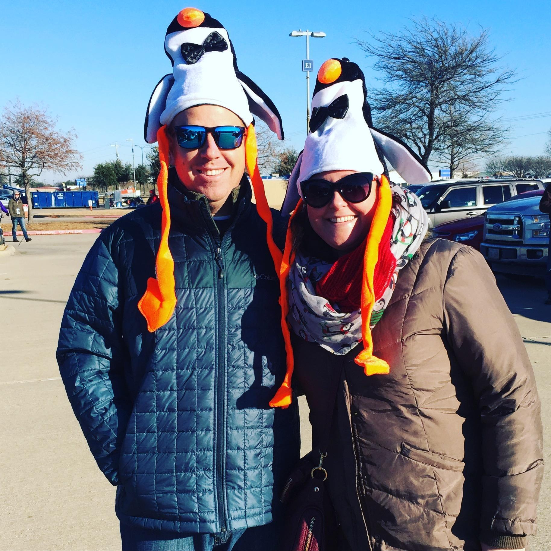 Penguin hats to cheer on Youngstown in the championship!