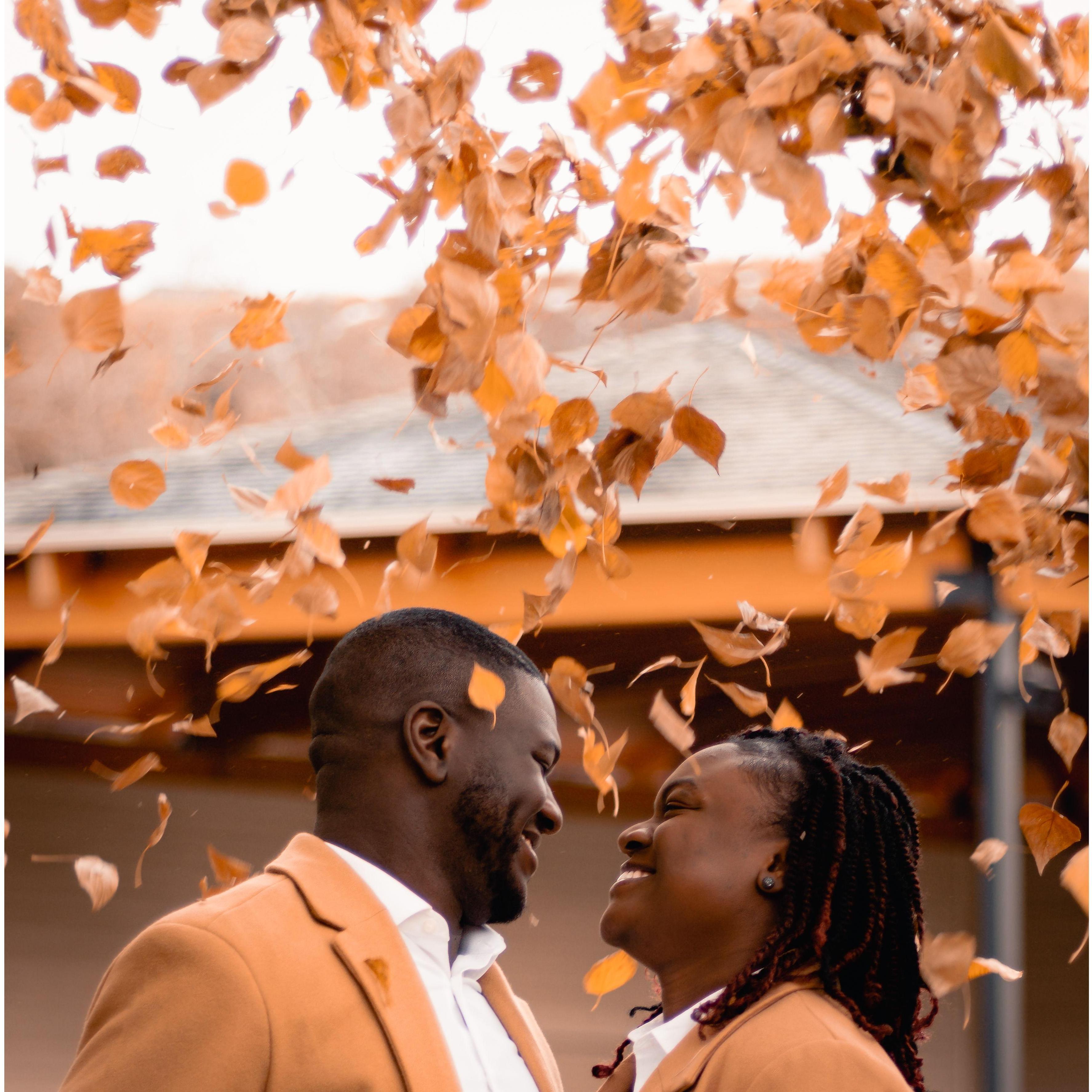 Notice the heart shape in the air?