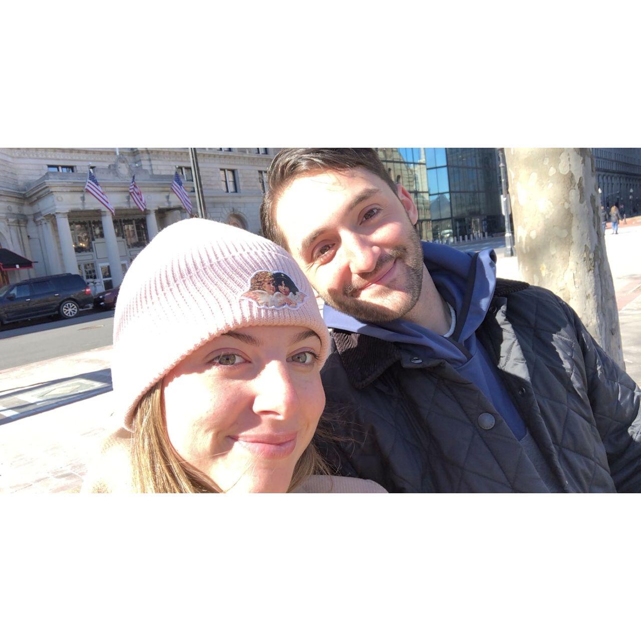 Our first of many selfies together (: