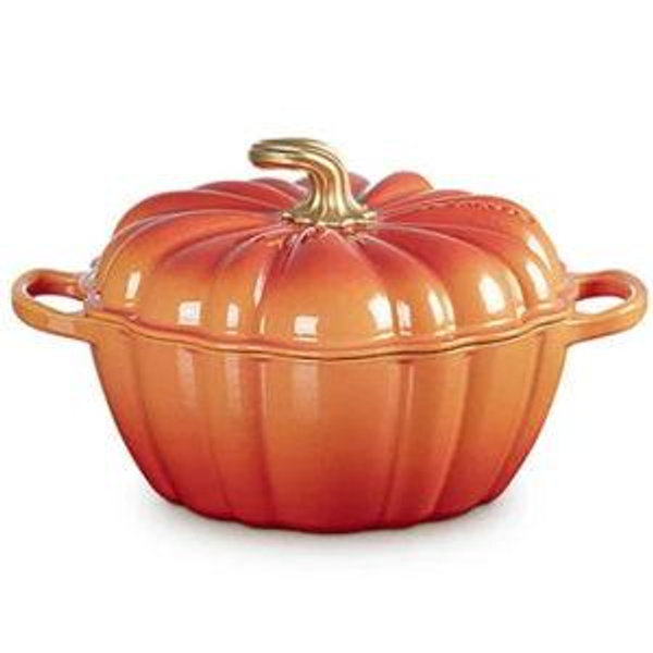 Le Creuset Enameled Cast Iron Pumpkin Cocotte, 4-Qt.