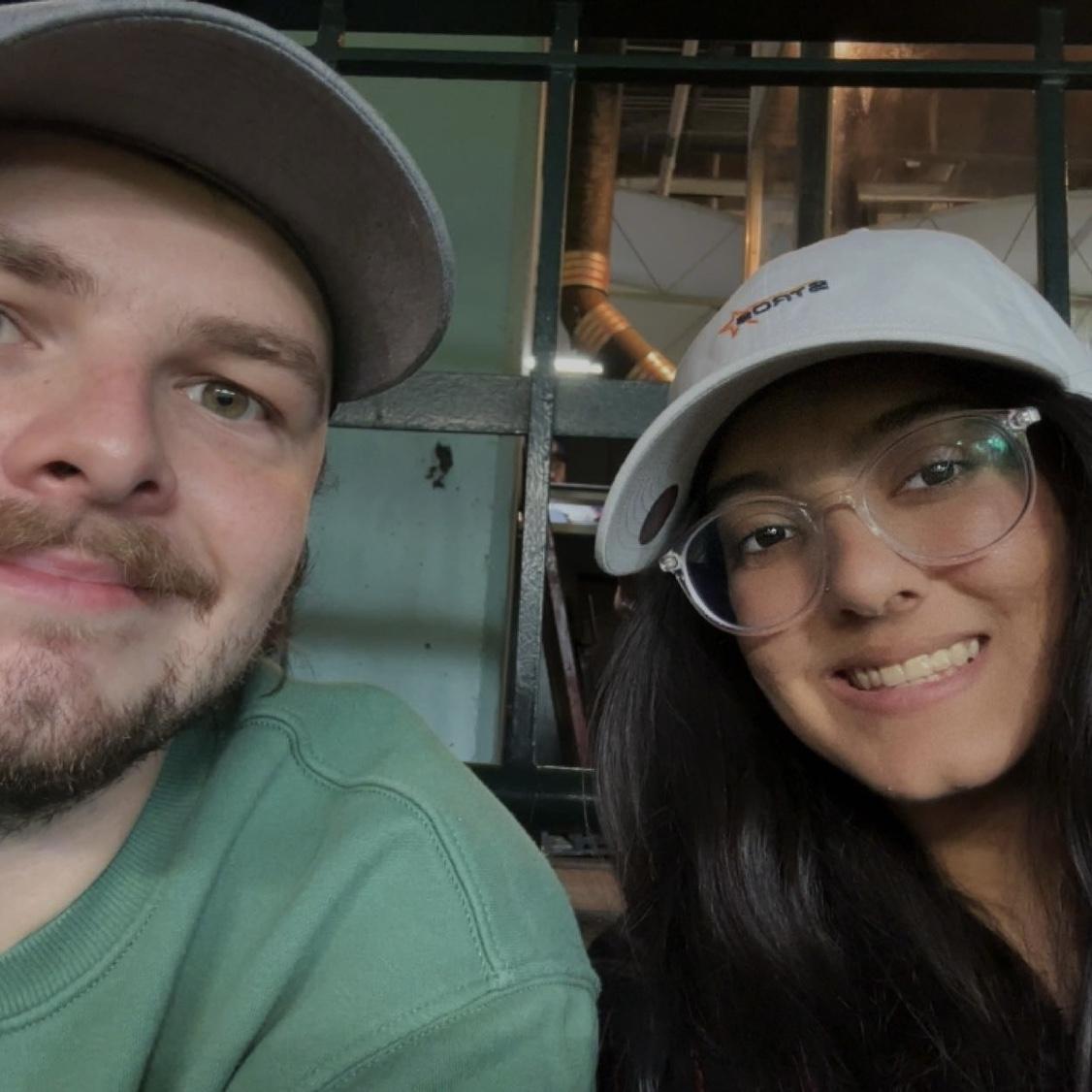 First Astros game together!