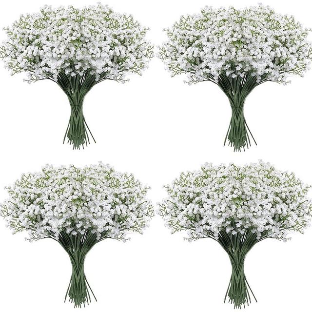 LYLYFAN Babys Breath Artificial Flowers,30 Pcs Gypsophila Real Touch Flowers for Wedding Party Home Garden Decoration