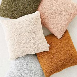 Sherpa Fleece Throw Pillow