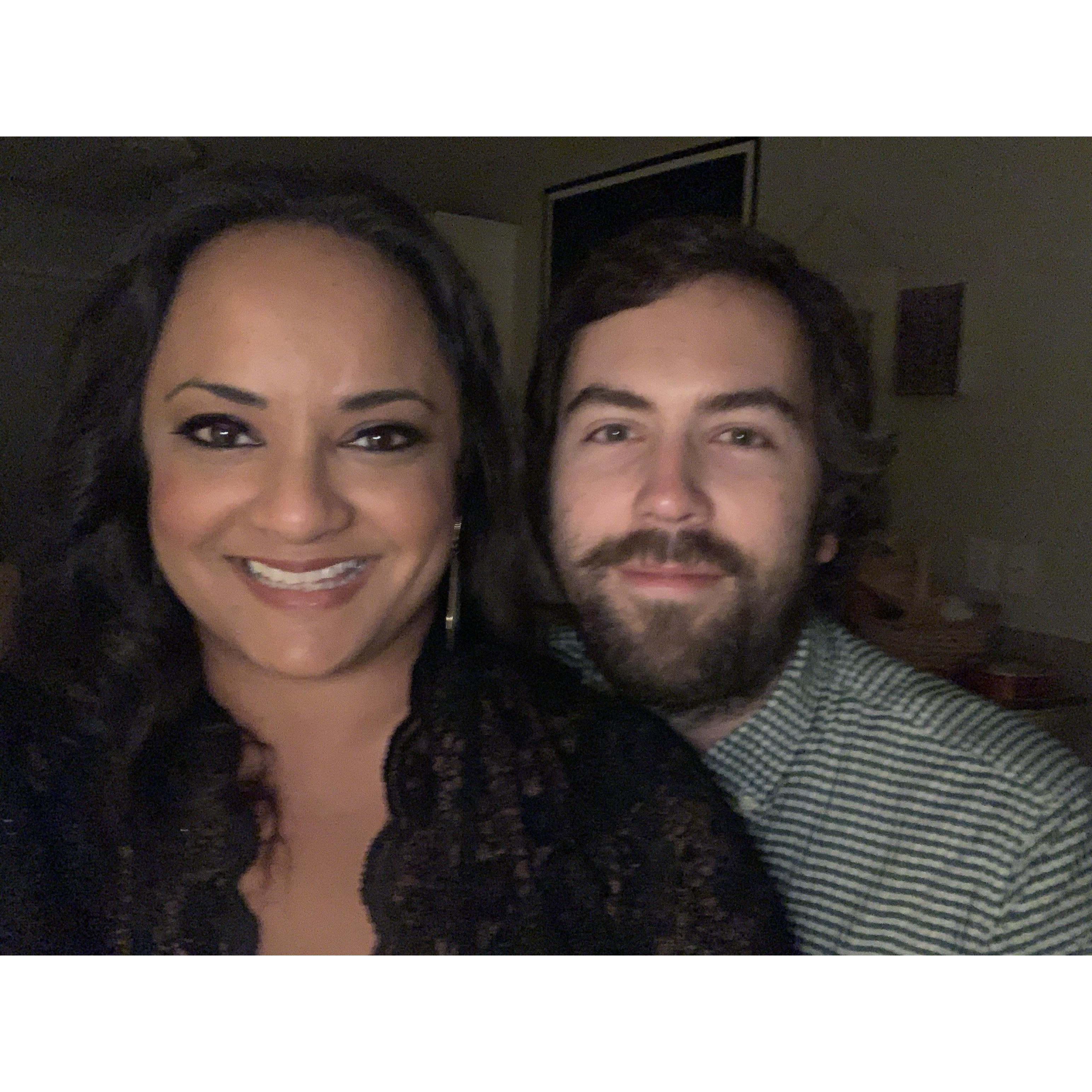 Our first anniversary of dating
