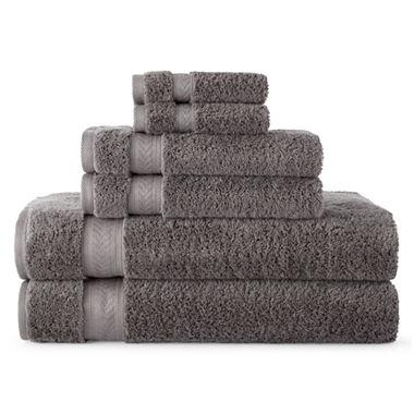 Royal Velvet® Luxury Egyptian Cotton Loops 6-pc. Bath Towel Set