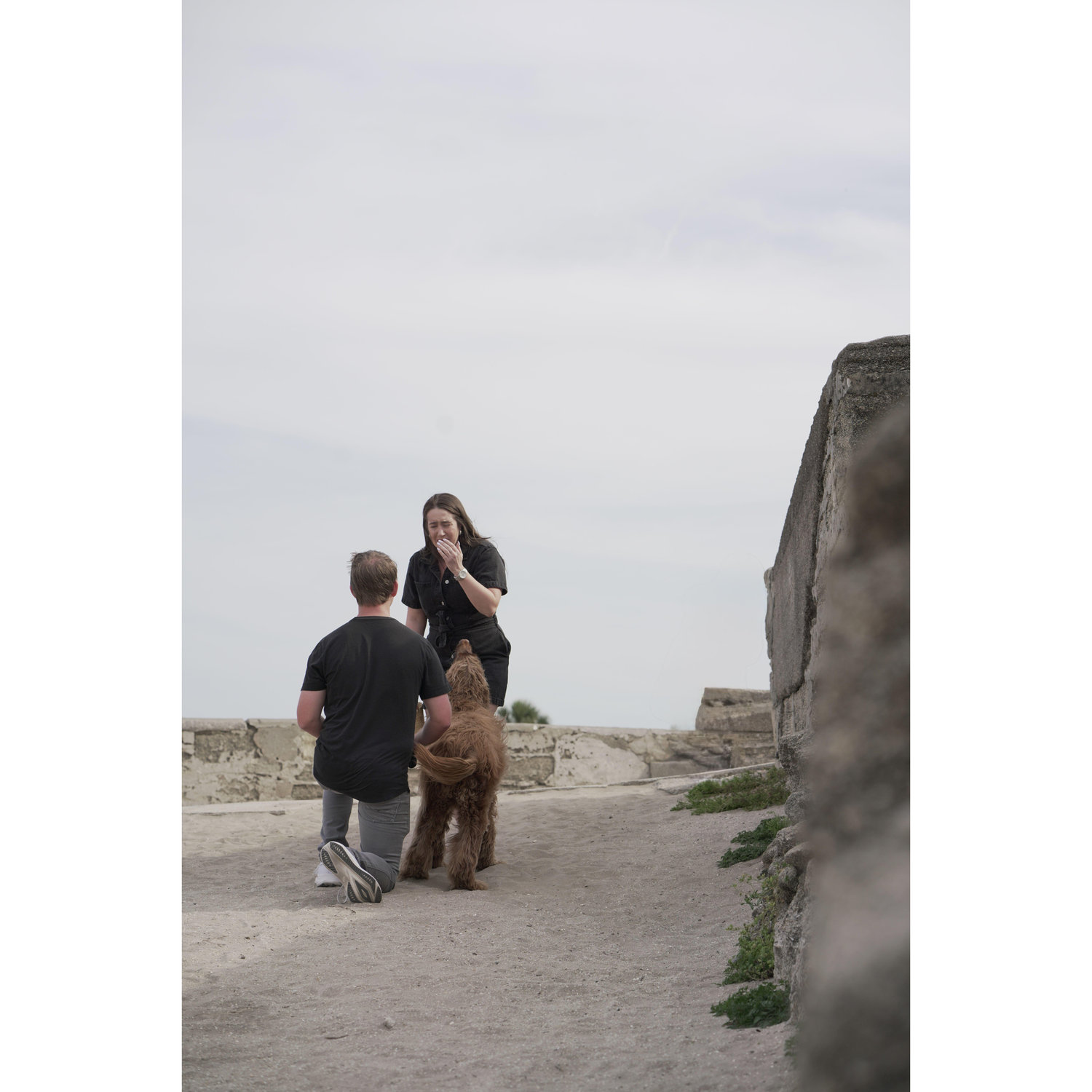Sidney planned the perfect proposal on Easter Monday. Can you tell Stefanie was surprised?