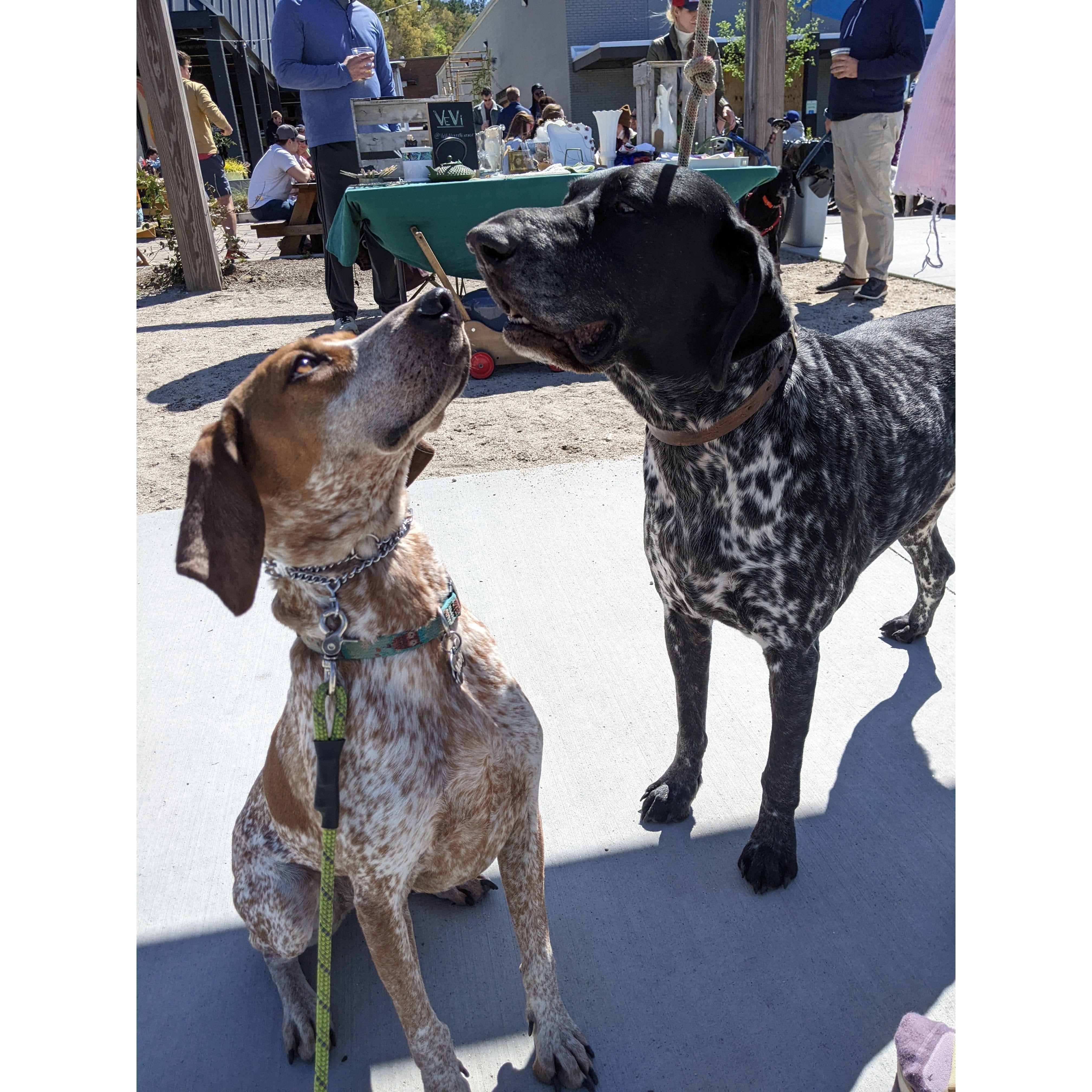 Molly & her friend River