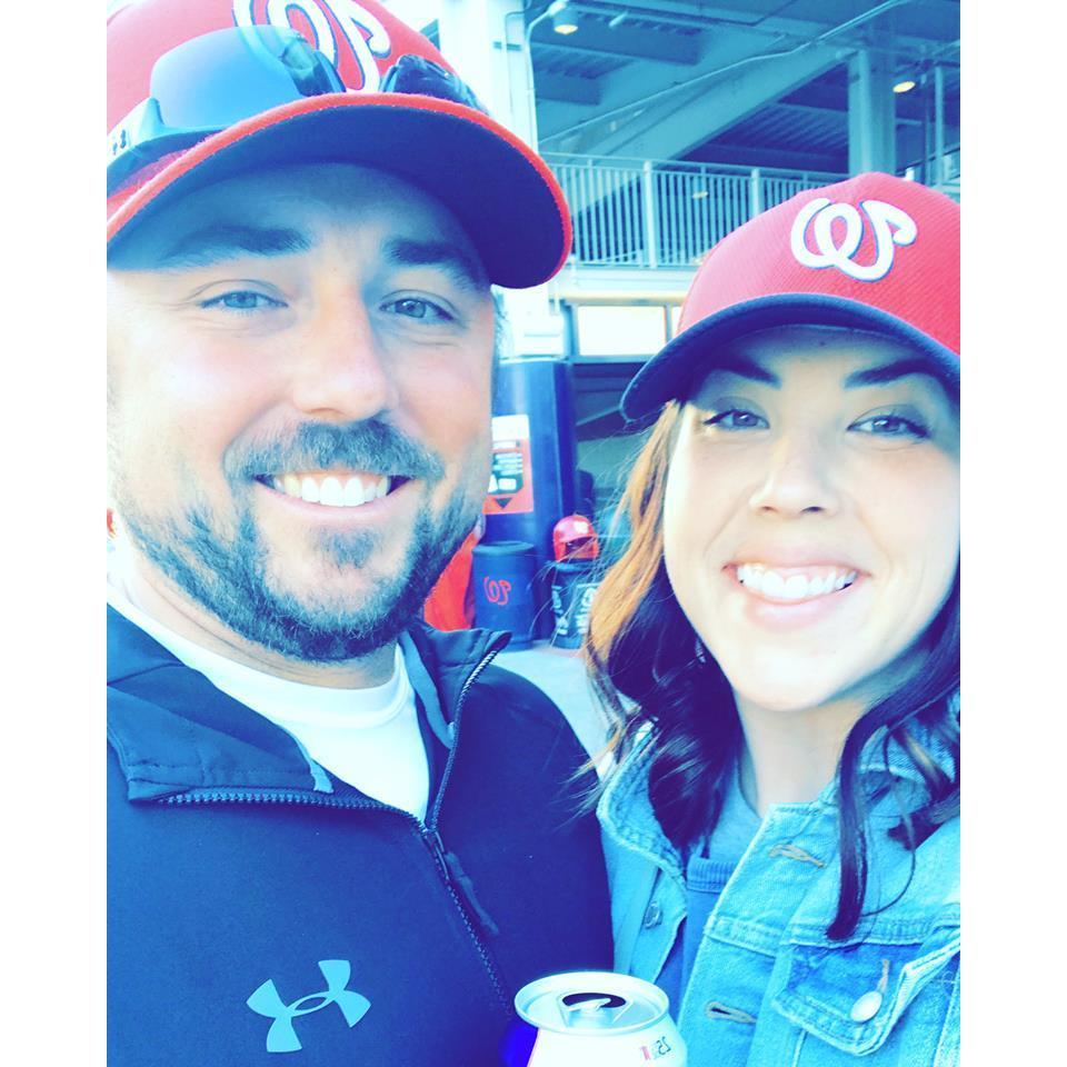 One of the many Nationals games we've attended