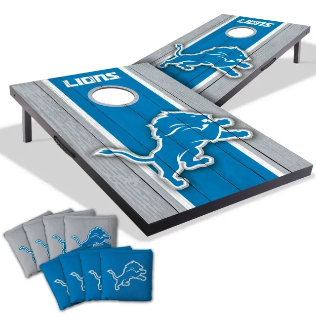 NFL Detroit Lions 2'x3' MDF Toss Game Set