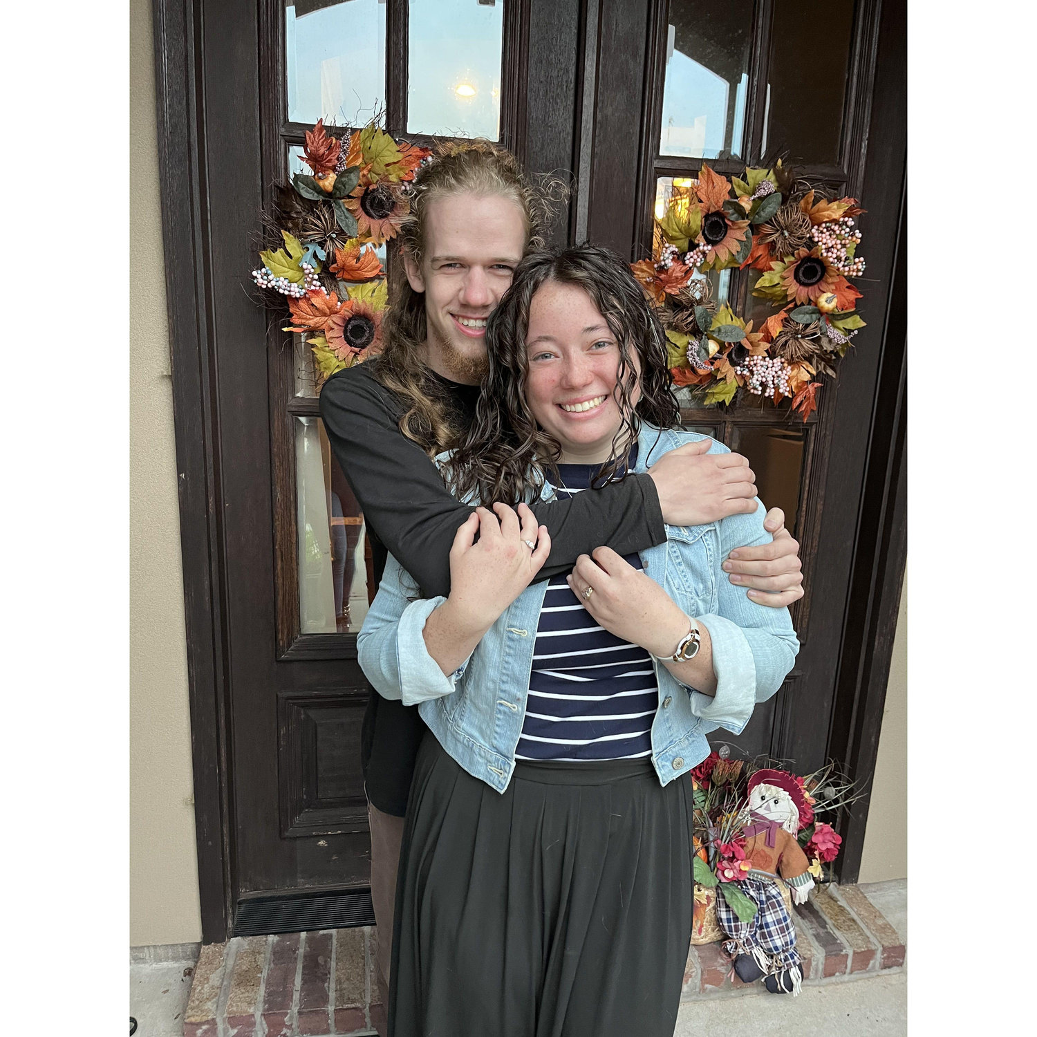 Our first Thanksgiving at Ainsley's mom's house!