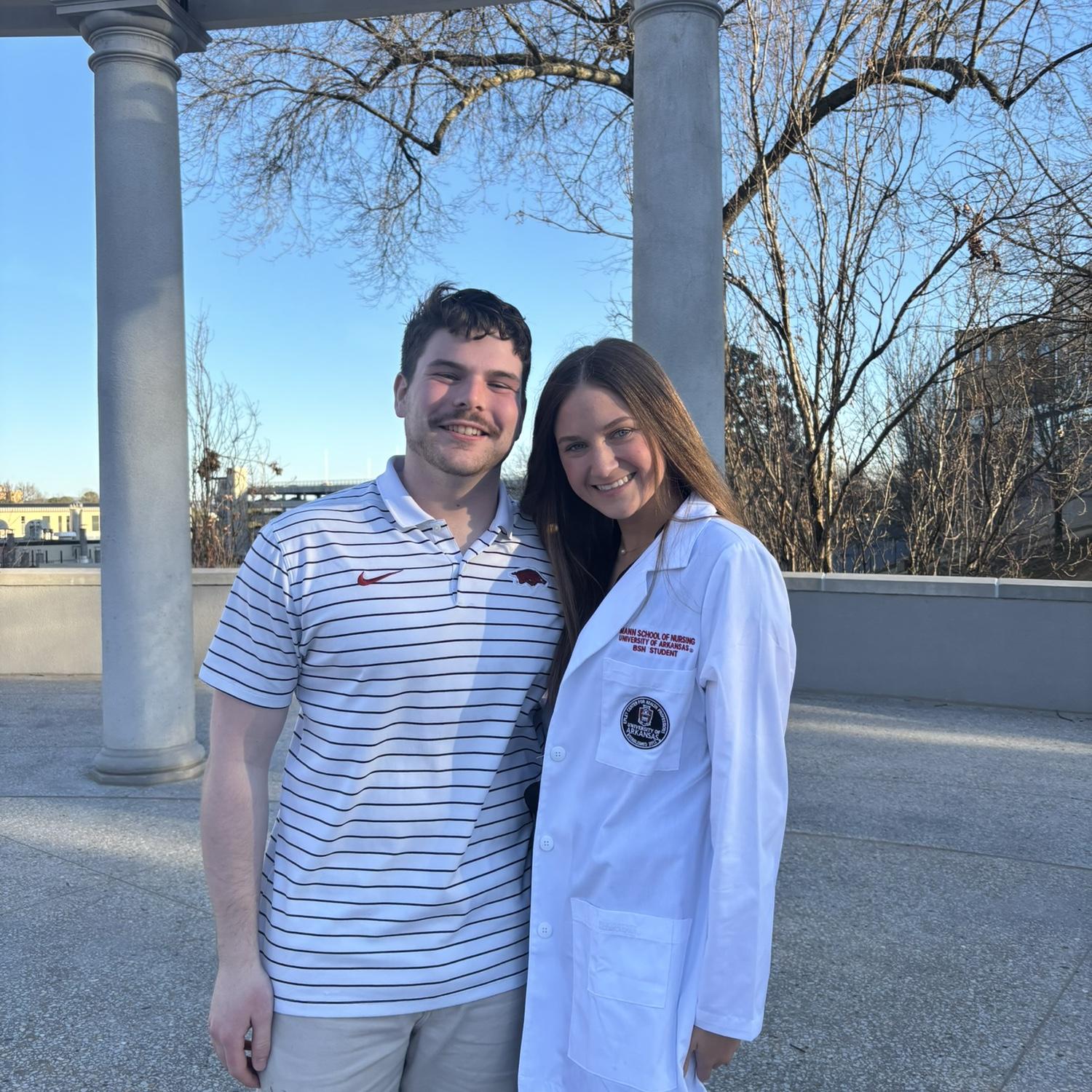 Olivia’s white-coat ceremony
