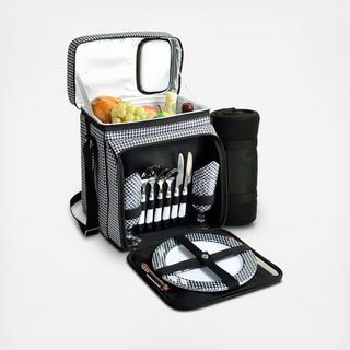 Equipped 2-Person Insulated Picnic Set with Blanket