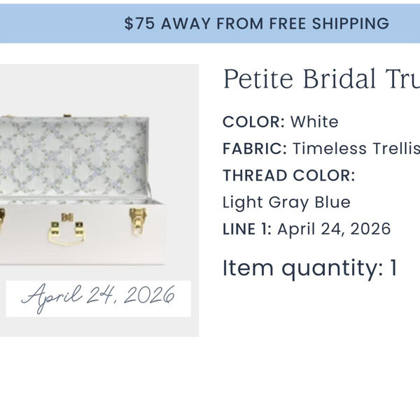 Petite Keep | Heirloom Keepsake Trunks