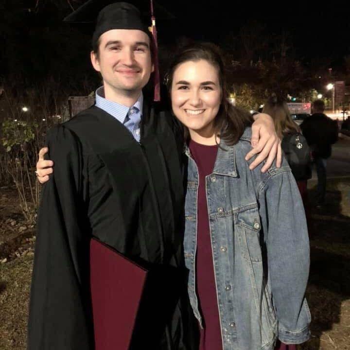 Ben graduated  from Texas State University in December 2019.