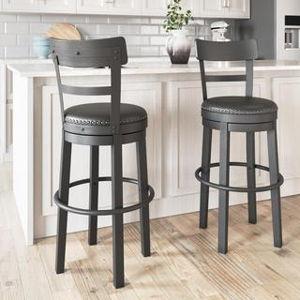 (2) Ashley Furniture Valebeck Bar Height Bar Stools